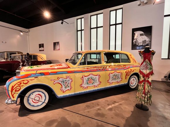 Love the juxtaposition of classic cars and fashion