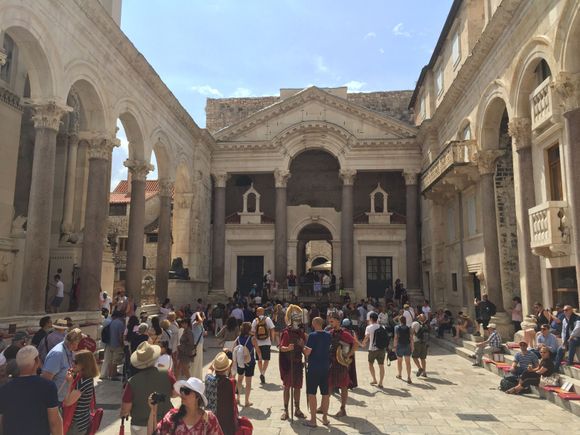The Peristyle, former central courtyard of Diocletian's Palace