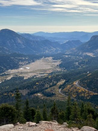 Photos really do not show the depth of this valley. Trust me, it is a loooong ways down. The air had a hint of poutine and maple syrup.