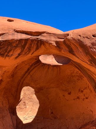 Hidden Valley's Big Hogan. Indania Jones is tossed into this pit with the snakes........