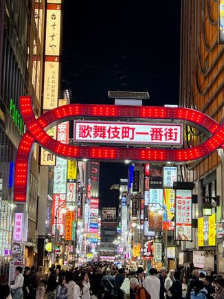 Kabuki-cho - the nightclub district of Shinjuku