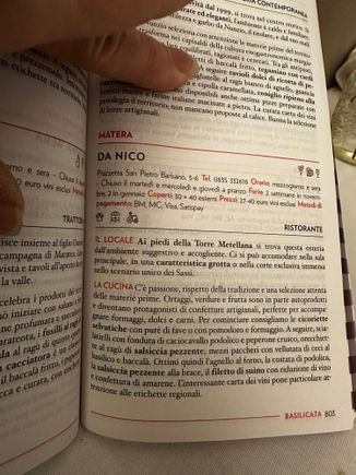 Mention in the 2026 SlowFood Osterie guide--always an indication of a solid restaurant with fair pricing.    Some great restaurants that we loved have been dropped from the guide because the prices have risen enough to exclude them.....