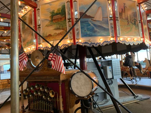 Early 20th century (1910s) carousel at NY State Museum