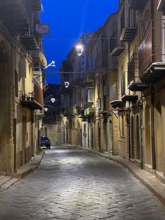 Walking back after dinner