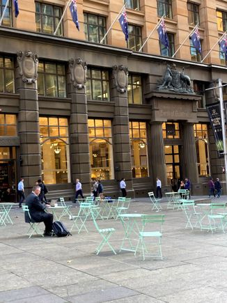 Commonwealth Bank building in Martin Place, Sydney.