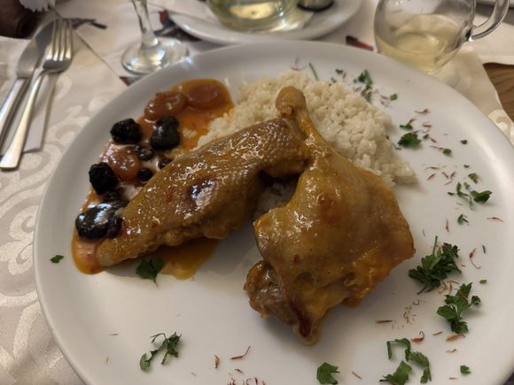 Ed's duck which was very tough. 