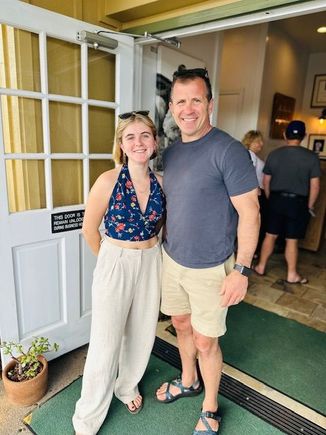 We’ve gone to lunch at Merrimans every trip since our first trip 20 years ago (without Kate that time). 