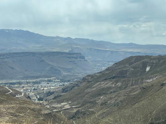 The valley where Chivay is situated 