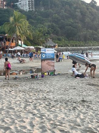 La Ropa beach is our next stop at Arena restaurant