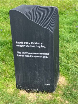 Penrhyn - sign on the entry drive