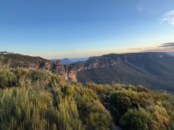 View from Cahill Lookout in the evening