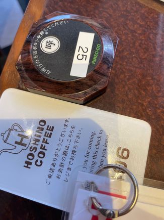 You are seated and when you are ready to order you press this little button on the table.  After dining you take the plastic card that is sitting next to the button and it has your bill total and check out