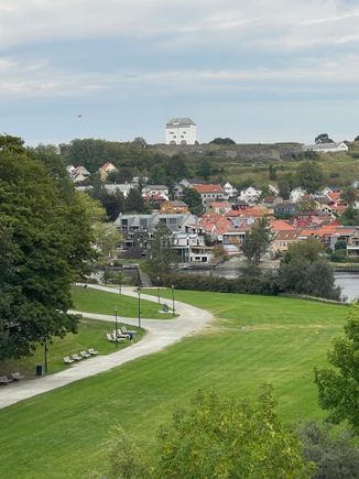 Trondheim Fortress on the hill
