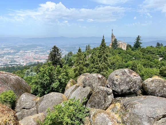 View from Pope Pius IX statue 
