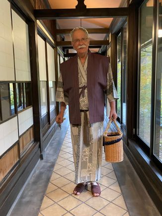 On our way for our first onsen bath!