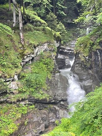 The lower falls from funicular