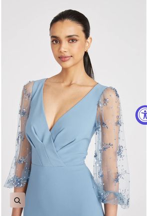 Doesn’t this lady look awfully young to be a MOB? Lol. The models on all these dresses are my daughters’ age!! But they are marketed to MOBs. 

