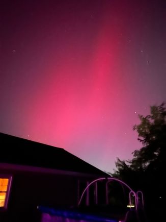 Aurora over Thurmont, Maryland