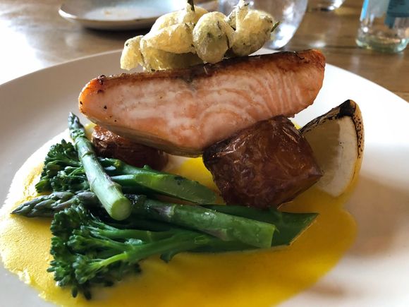 And I had salmon - might be the best salmon I have ever had - although every salmon dish in Scotland was excellent!