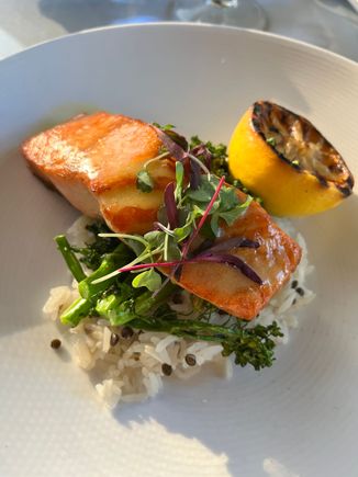 My King salmon dinner