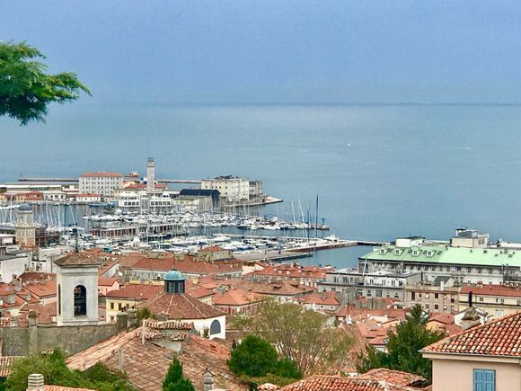 View of Trieste from Castello San Giusto