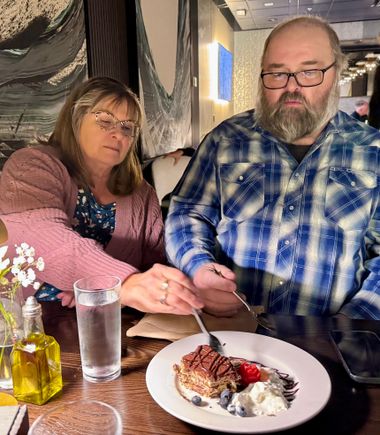 Always a gentleman, he made sure Bev, along with the rest of us, sampled it. Delicious!