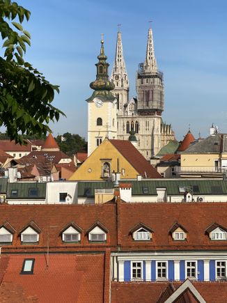 View from Strossmeyer promenade