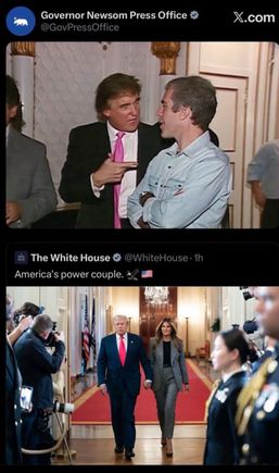 Love Newsom response to White House posting this utter nonsense. 