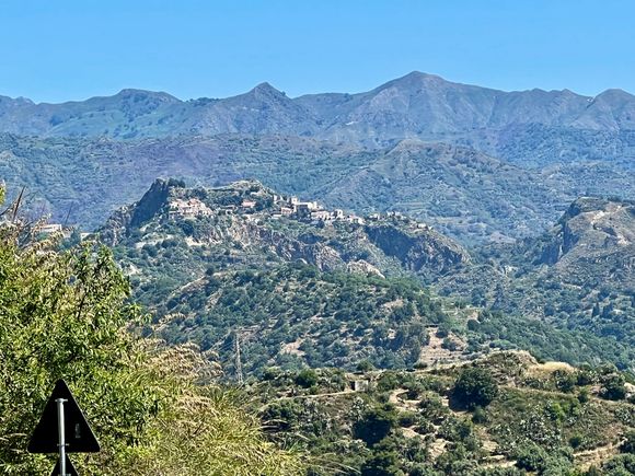 View of Savoca from Forza d'Agro