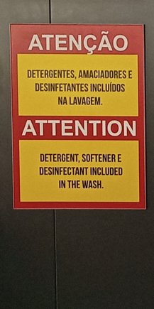 Detergent and softener included 