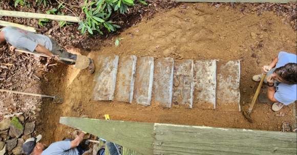 Next ones.  I'm taking photos from the bottom porch.