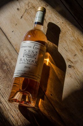 Bottle of Bandol (Uzes, France)