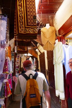 One of the many lanes in the medina