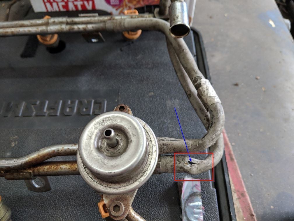 5.8L Fuel Rail Rubber Lines Replacement Ford Truck Enthusiasts Forums