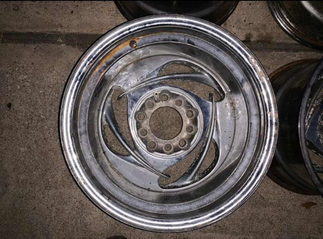 Help identifying these old school 15x10 billet wheels please Ford