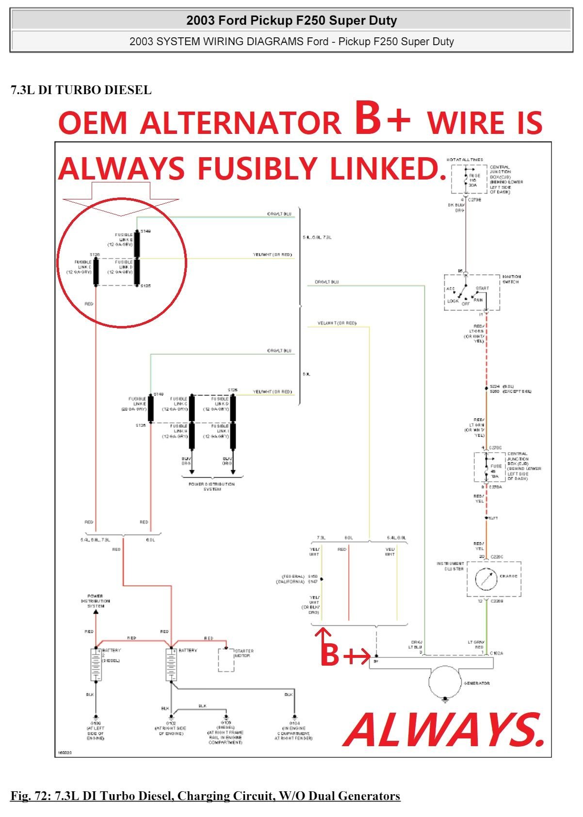 Alternator wiring - Ford Truck Enthusiasts Forums, image size:1202x1684