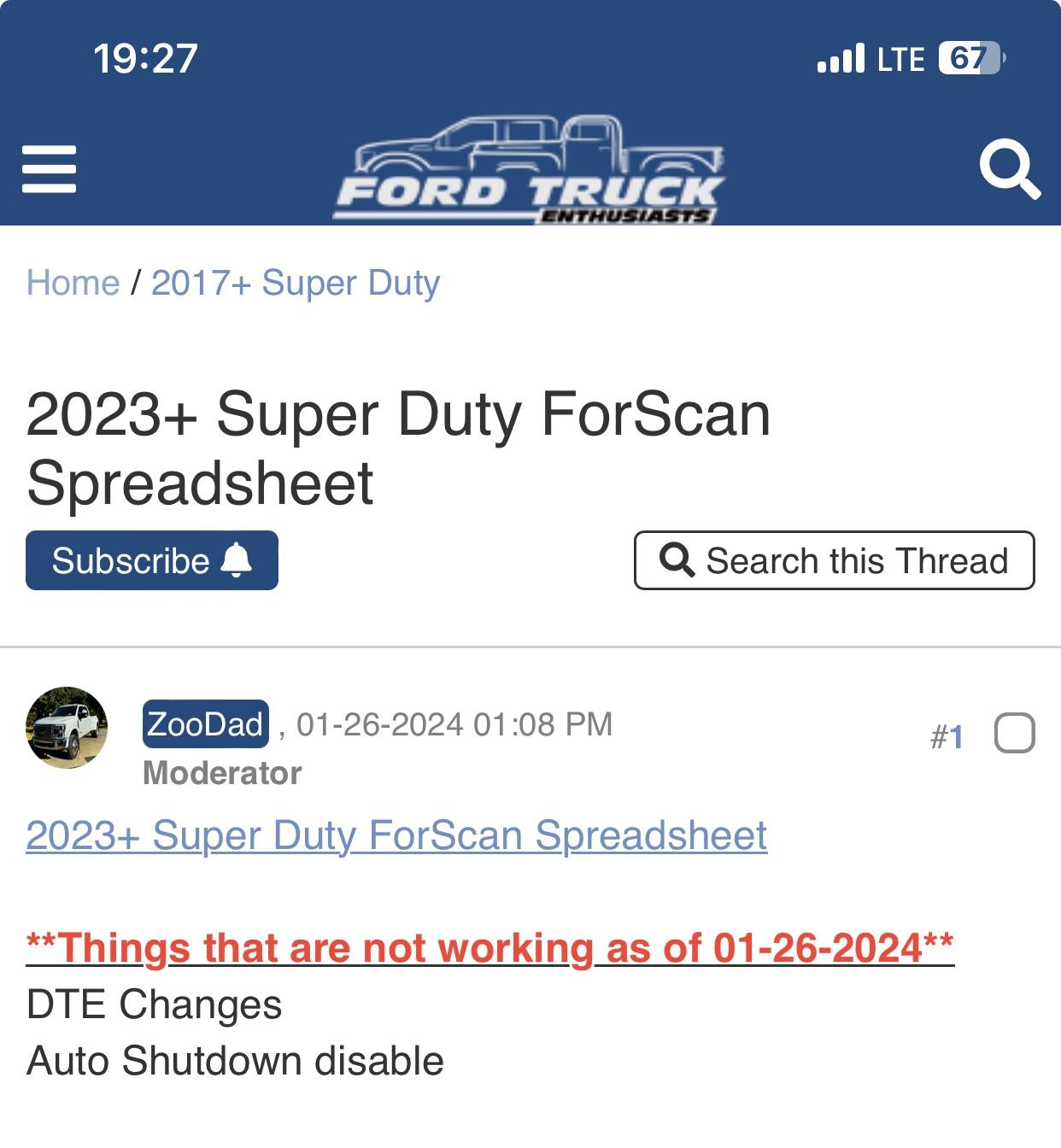 2023+ Super Duty ForScan Spreadsheet Page 10 Ford Truck Enthusiasts