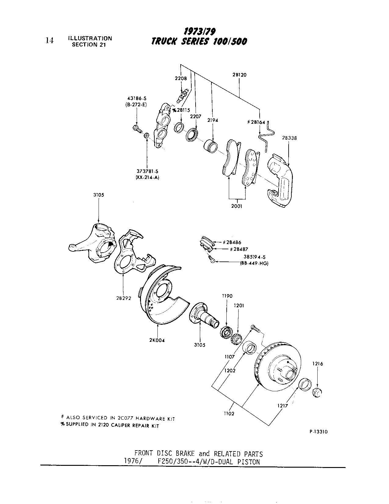 1977 F250 Brake Caliper No Retaining Bolt? - Ford Truck Enthusiasts Forums