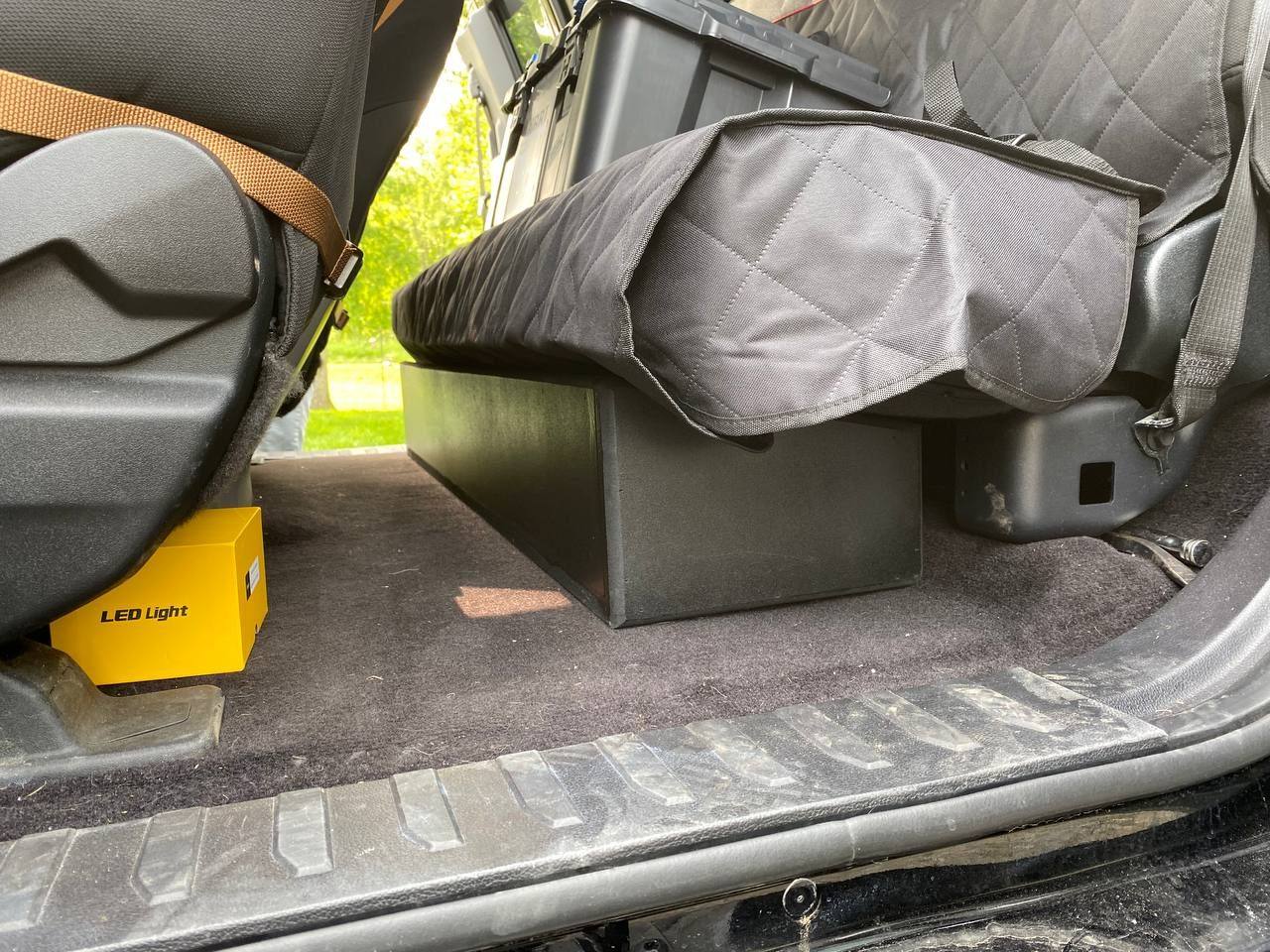 Perfect fit, with about an inch to spare above the box. 