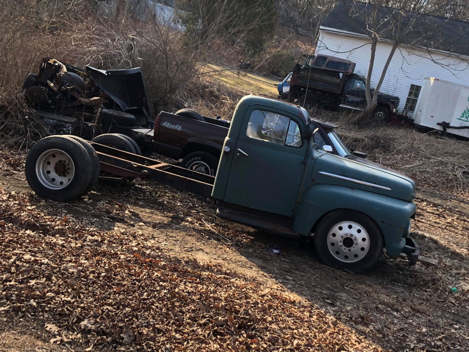 52 F6 Frame Swap Ford Truck Enthusiasts Forums