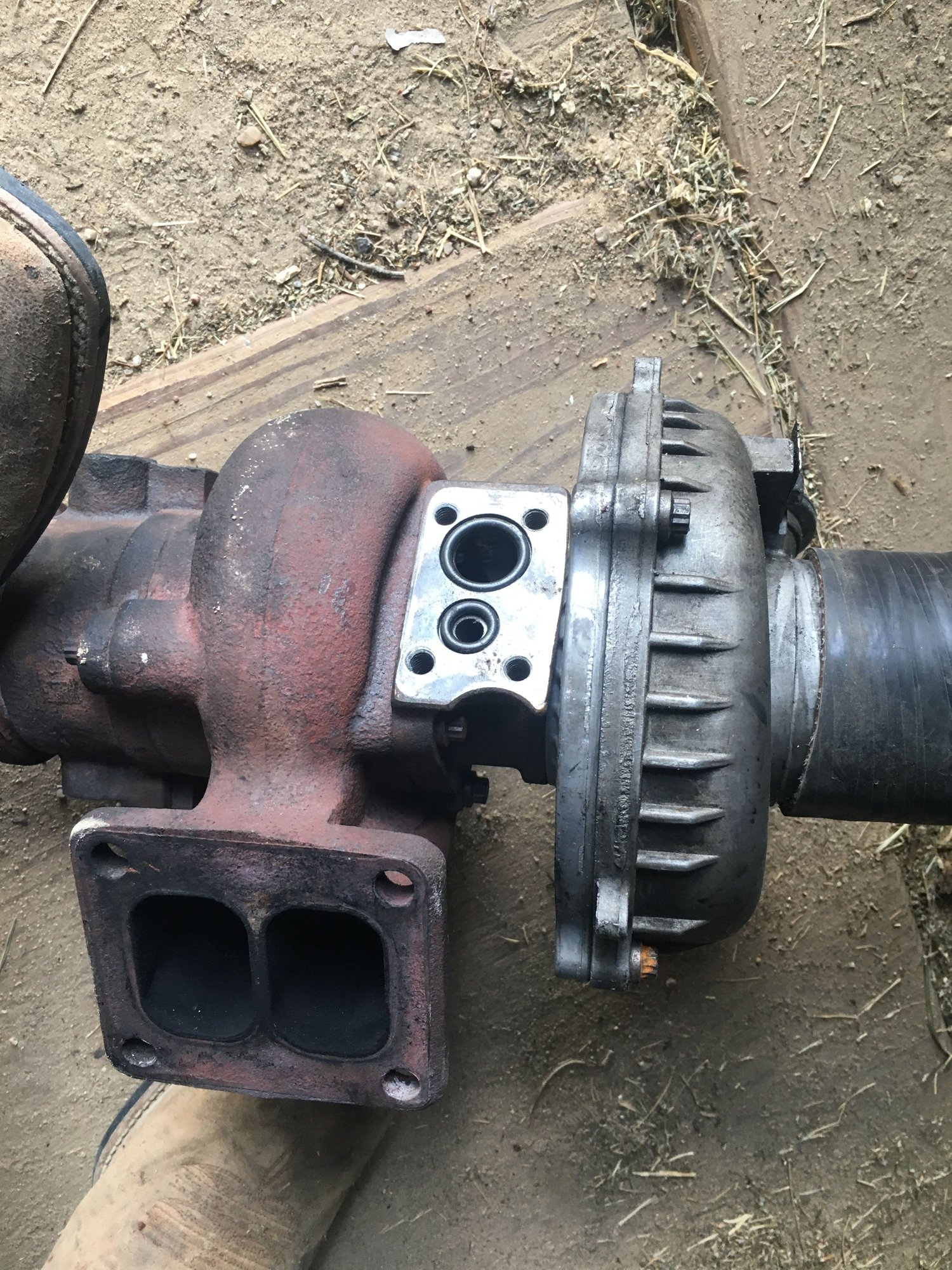 Engine - Intake/Fuel - Garrett TP38 rebuilt w/ intake boot - Used - 1994 to 1997 Ford F-350 - Olney Springs, CO 81062, United States