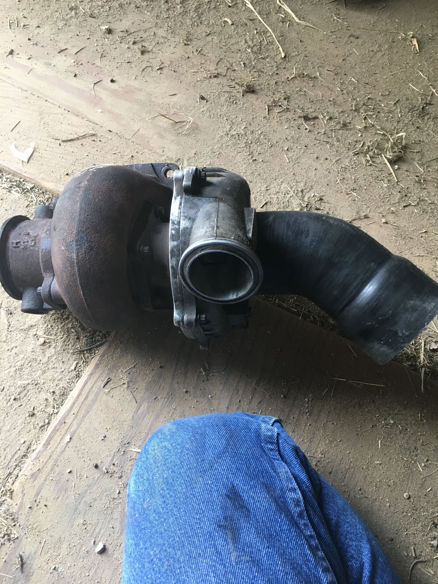 Engine - Intake/Fuel - Garrett TP38 rebuilt w/ intake boot - Used - 1994 to 1997 Ford F-350 - Olney Springs, CO 81062, United States