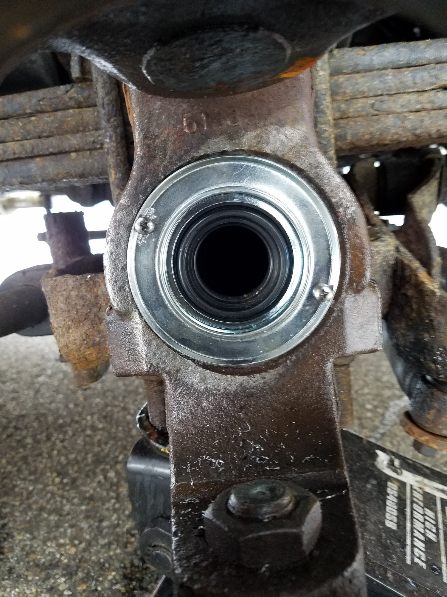 Front Axle Dust Seal (is yours falling out) Hack Ford Truck