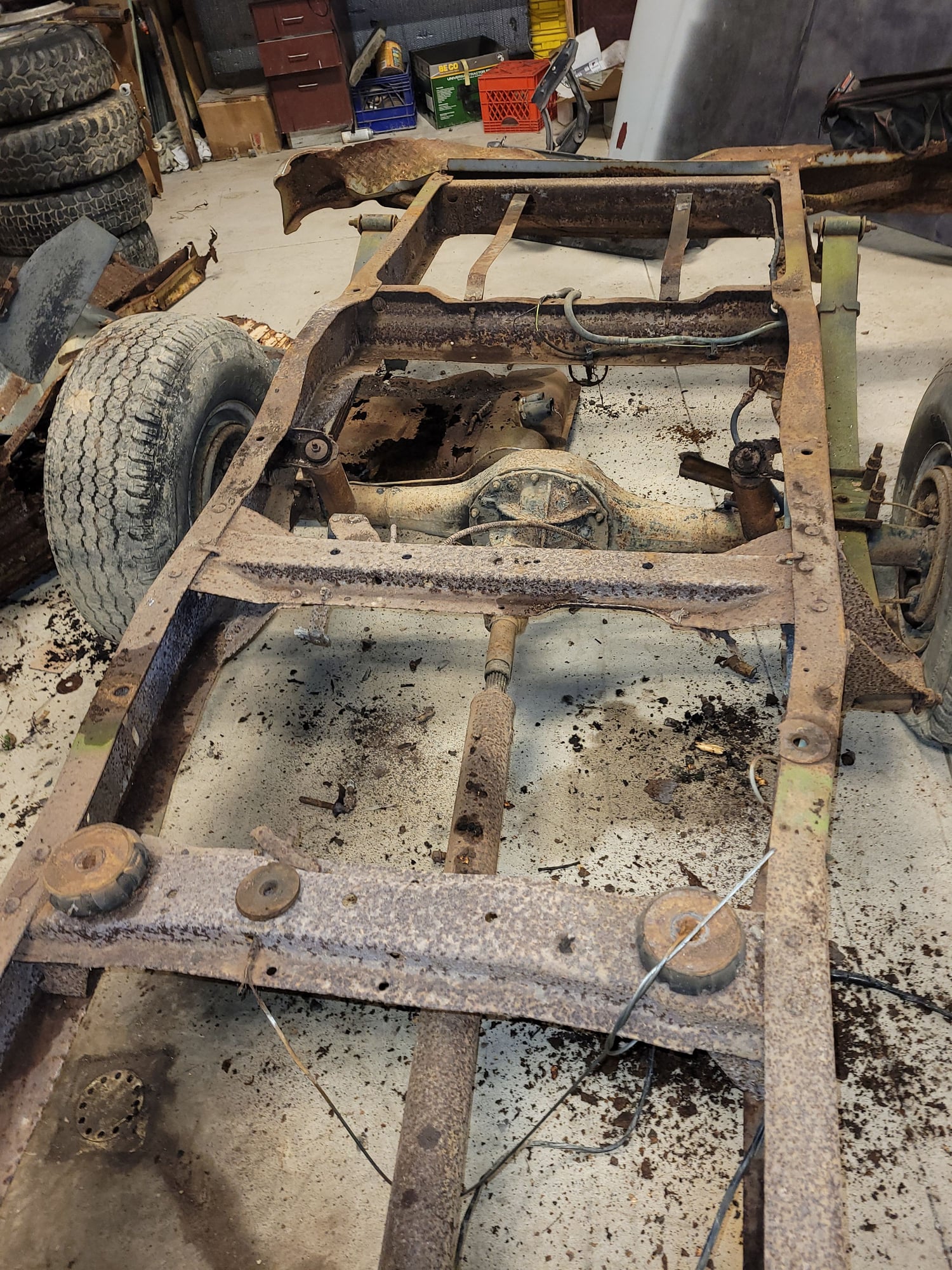 Drivetrain - 77 Ford f150 short bed 4x4 rolling chassis - Used - 0  All Models - North Fairfield, OH 44855, United States