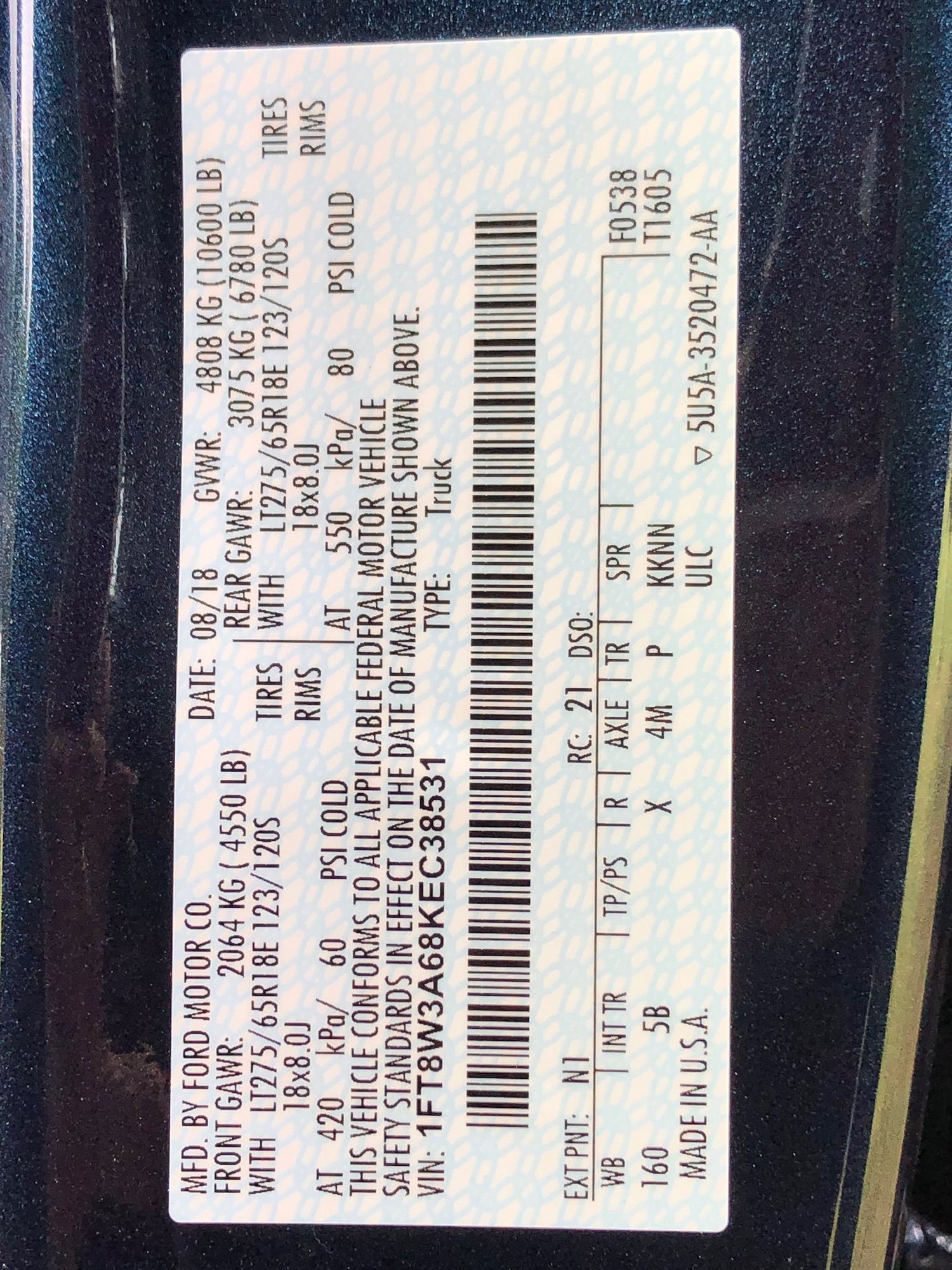 Help with Rear Spring Part Number/ Spring Code Ford Truck Enthusiasts