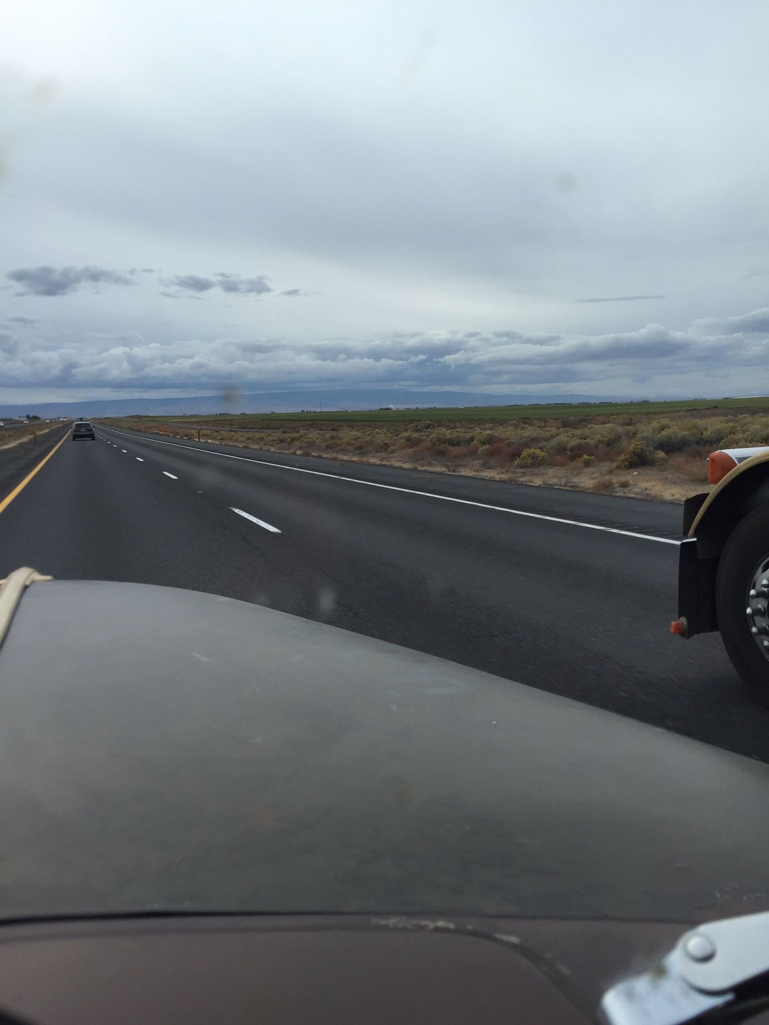 Let's see the view across your two piece hood through the ...