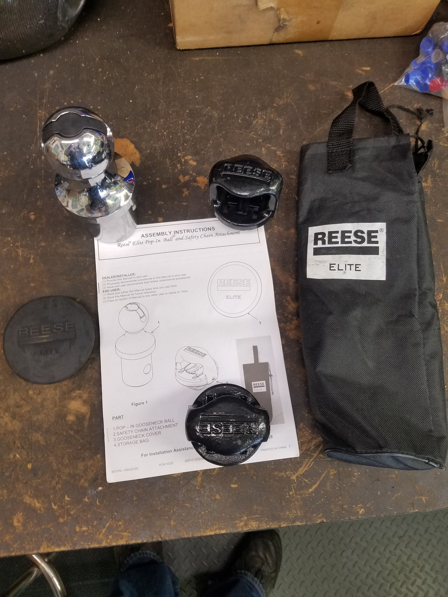 Reese 30137 Elite Pop-in Ball Kit