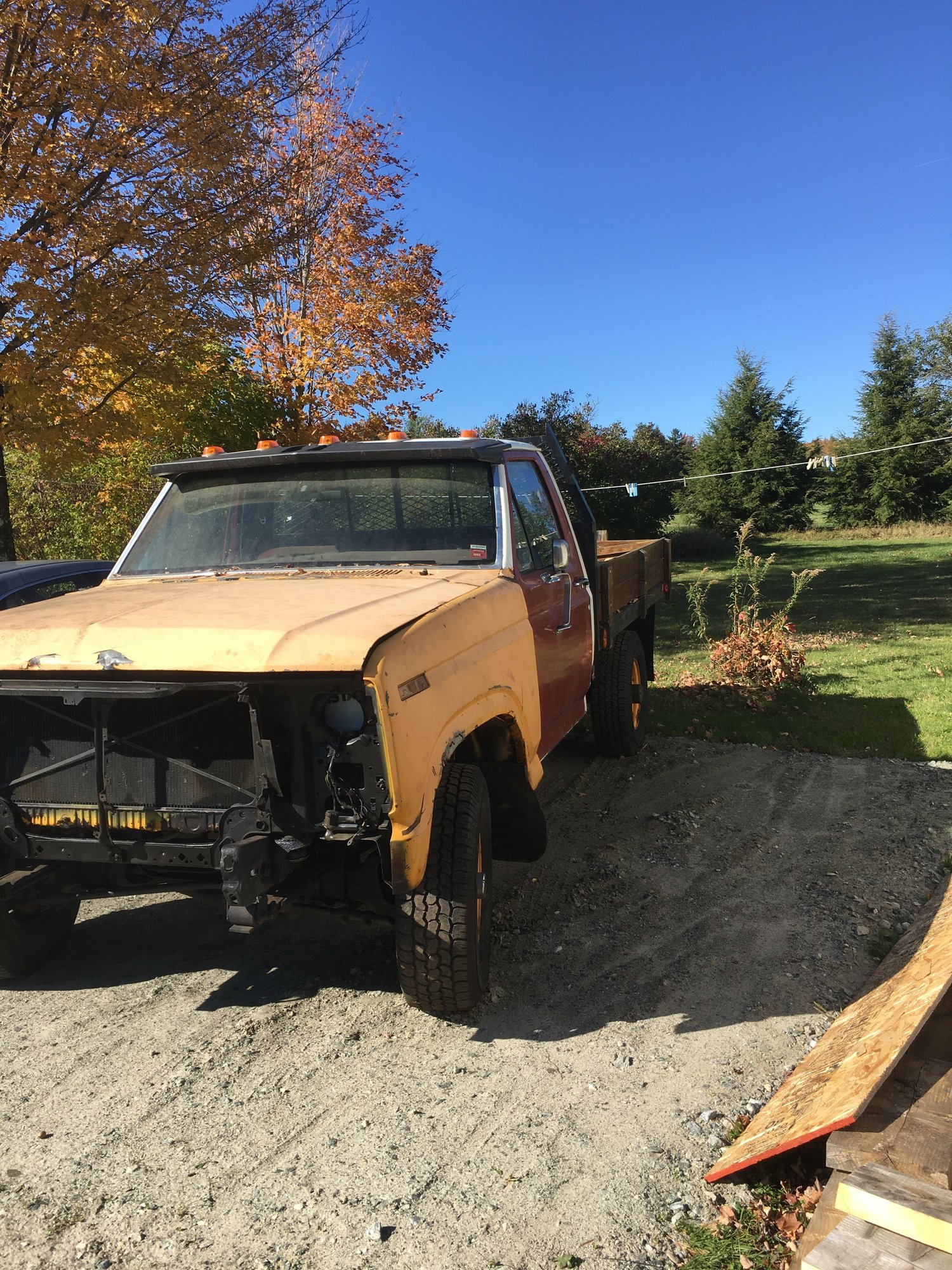 1986 Ford F-250 - Project / Parts / Repair - '86 F250 - 6.9 Diesel 4wd 4speed Hi/Lo new cab dump bed, many extra parts - Used - VIN 2FTHF2610GCB25077 - 230,000 Miles - 8 cyl - 4WD - Manual - Truck - Yellow - Heath, MA 01346, United States