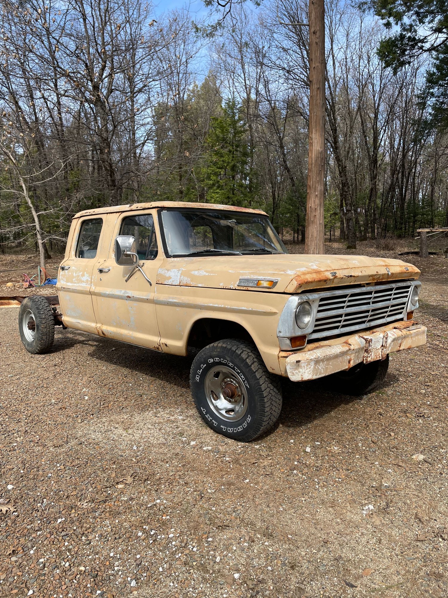 1969 Ford F-250 - 1969 Ford Crew Cab, AND 1967 STD cab roller - Used - VIN F25ACF59884 - 100,000 Miles - 6 cyl - 2WD - Manual - Truck - Other - Nevada City, CA 95959, United States