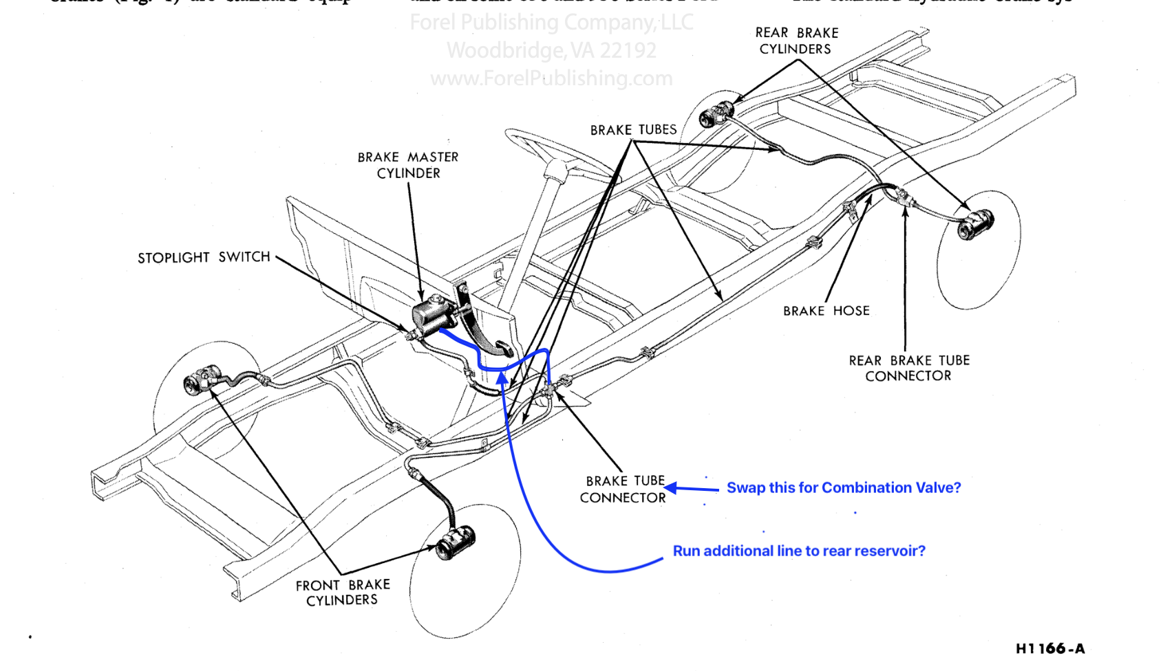 Correct placement of combination valve for Brake Conversion to dual  reservoir master cylinder? - Ford Truck Enthusiasts Forums